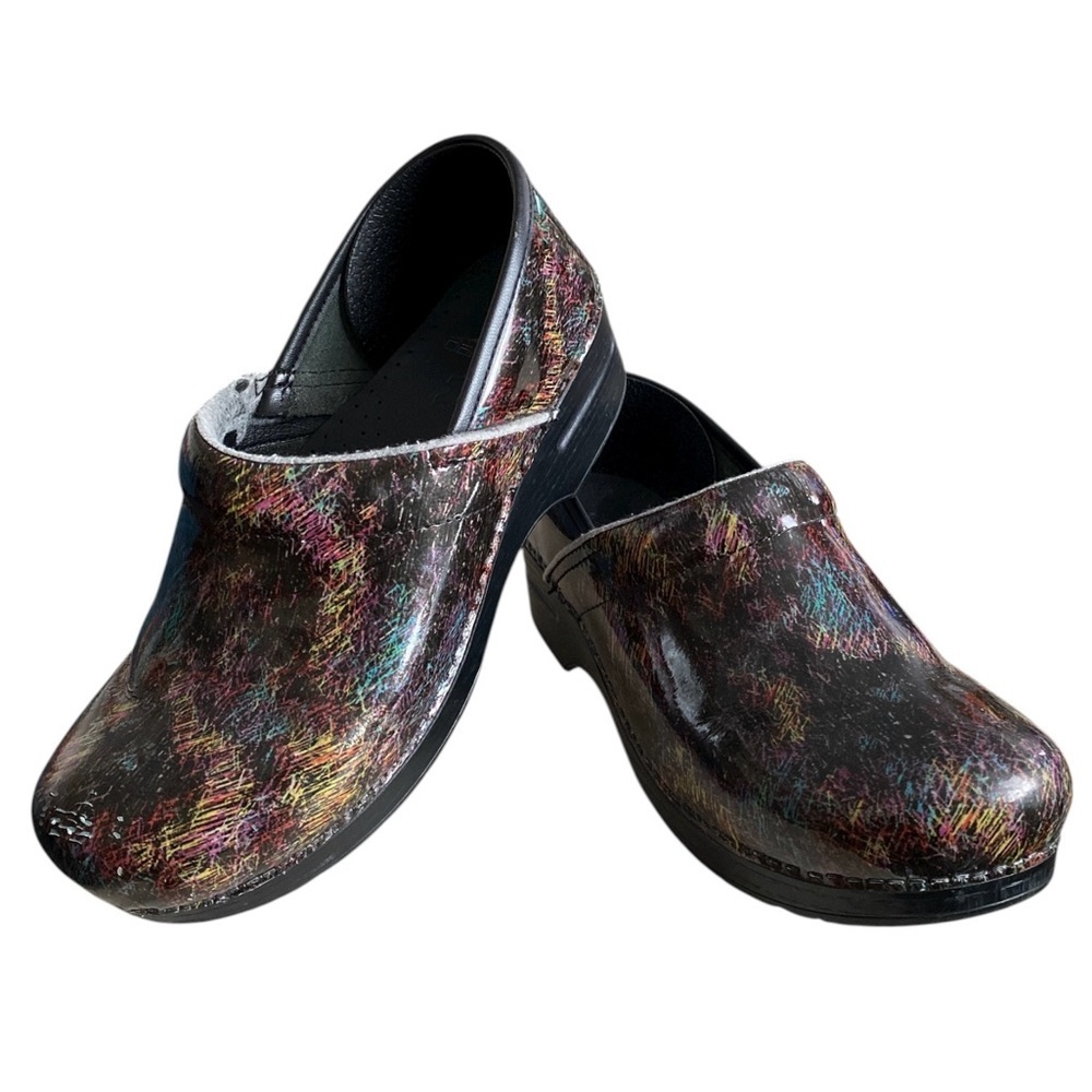 Dansko Women's Leather Clogs Professional Nursing Comfort Slip On Shoes Size 9 - Picture 2 of 8